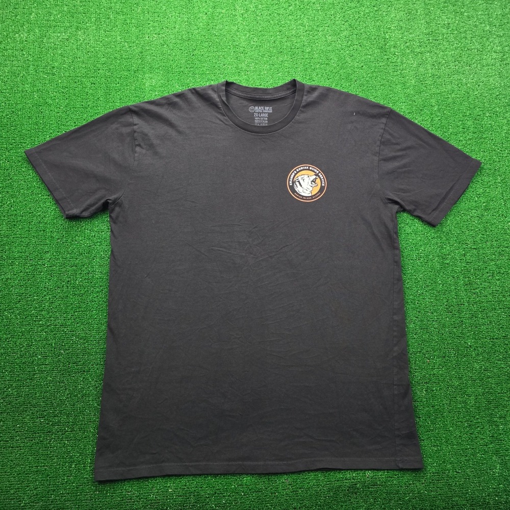 Black Rifle Coffee Tshirt Mens 2XL Black Graphic Bear Print Coffee Will Continue